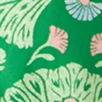 Women's Short Bubble Sleeve Printed Top