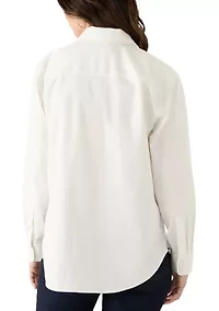 Women's Long Sleeve Boyfriend Shirt