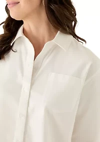 Women's Long Sleeve Boyfriend Shirt