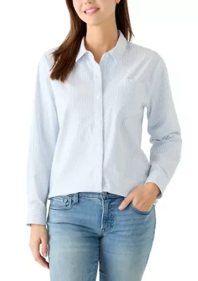 Women's Long Sleeve Boyfriend Shirt