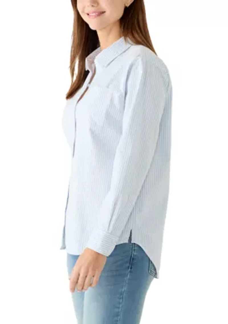 Women's Long Sleeve Boyfriend Shirt