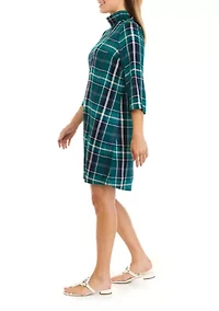 Petite Bow Back Ruffle Dress