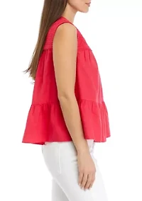 Petite Smocked Peasant Top