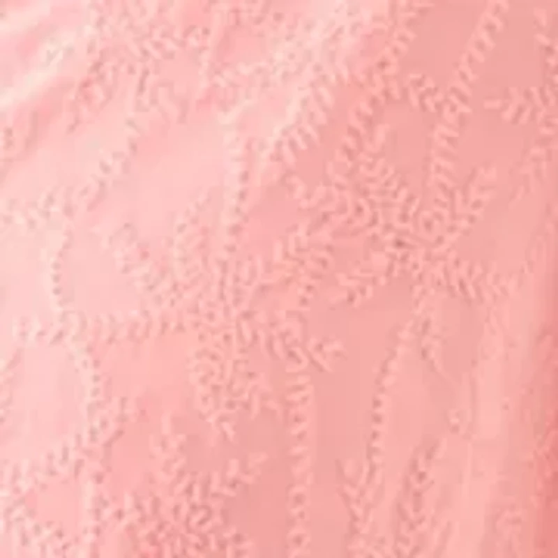 Petite 3/4 Puff Belted Dress
