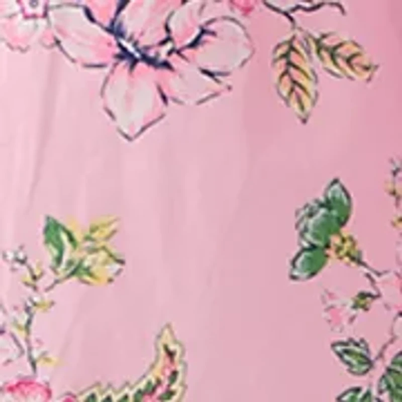 Petite Scallop Trim Shirtdress