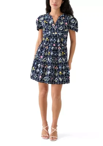 Petite Short Sleeve Tiered Dress