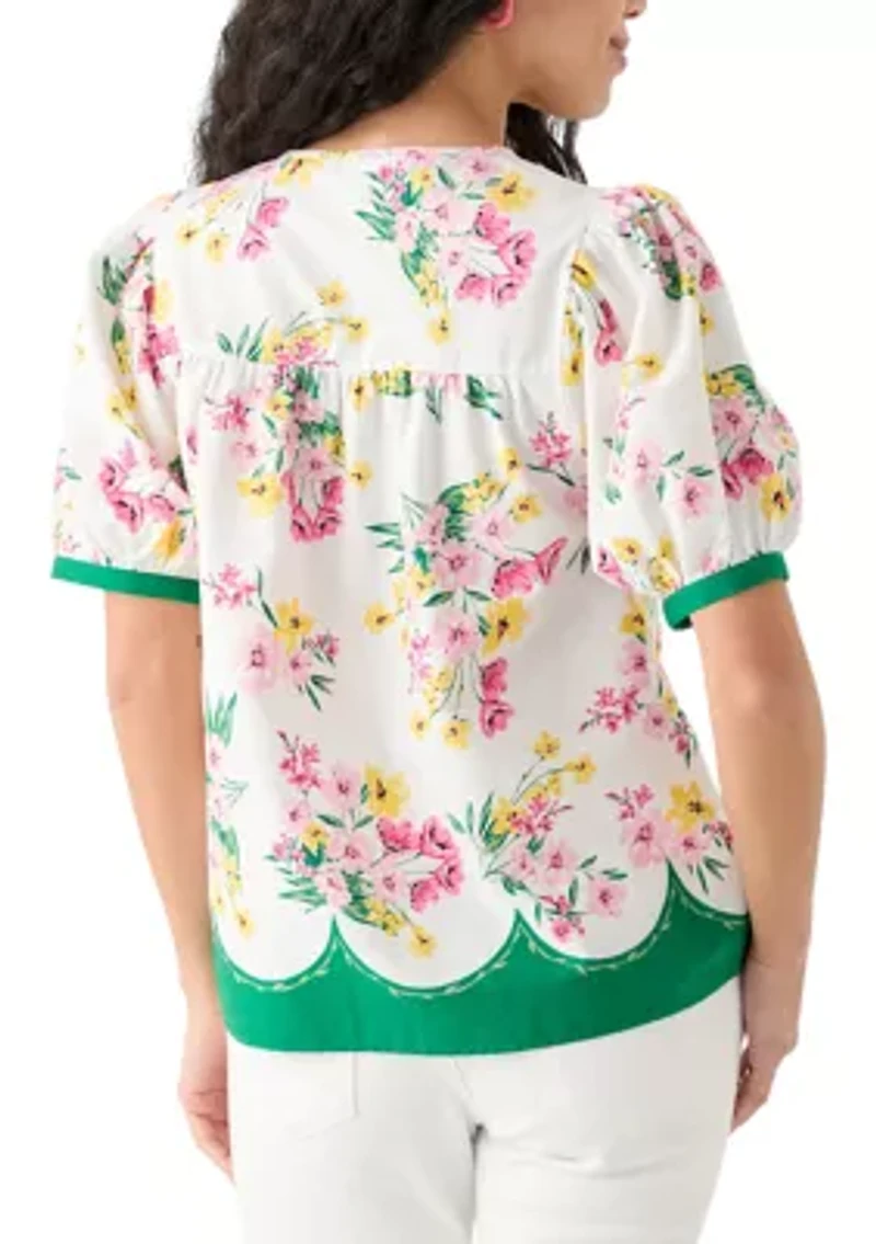 Petite Tassel Peasant Top