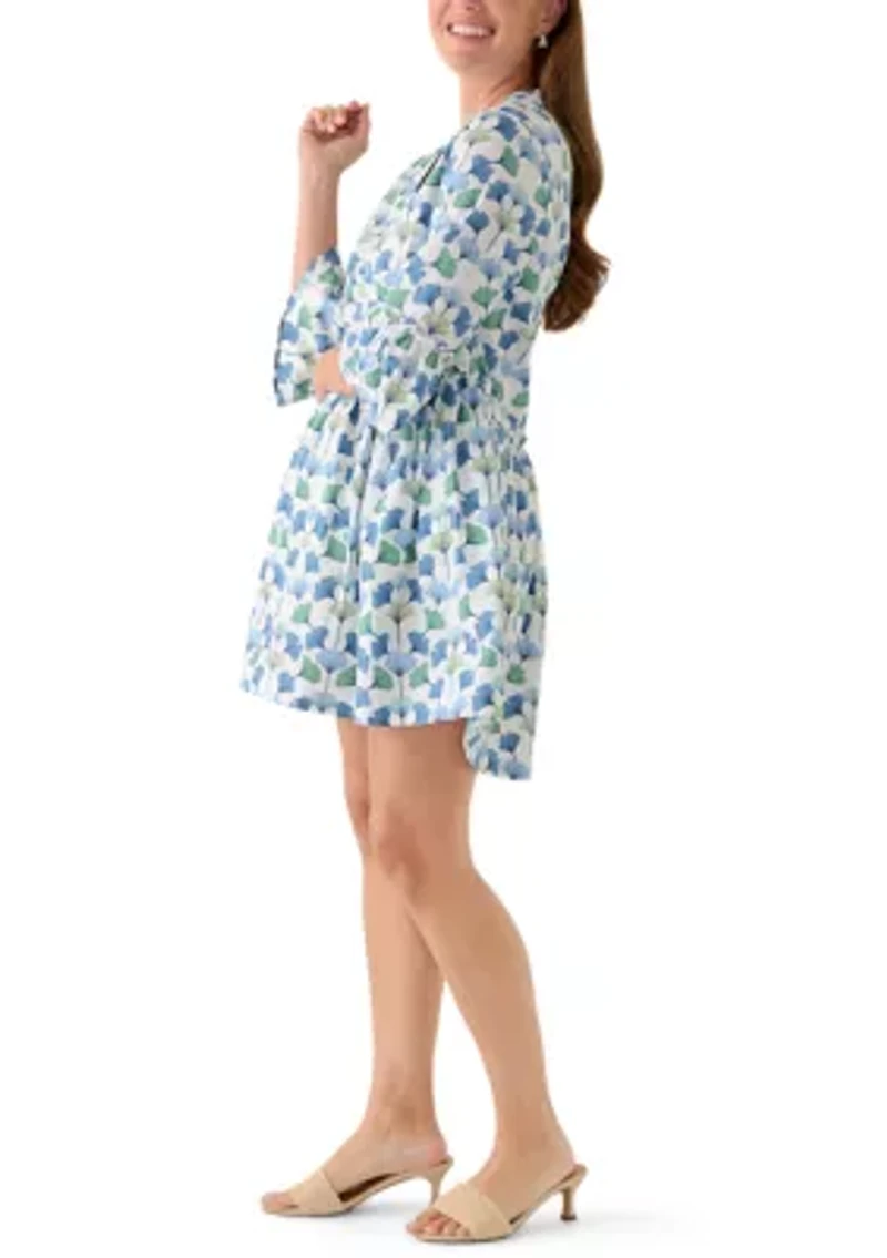 Petite 3/4 Flounce Tier Dress