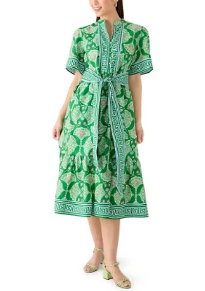 Petite Printed Shirt Dress