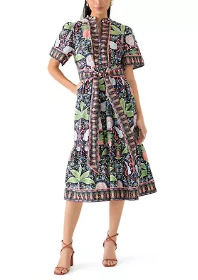 Petite Printed Shirt Dress