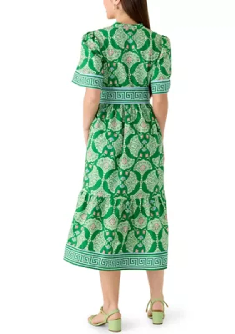 Petite Printed Shirt Dress