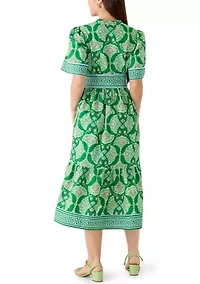 Petite Printed Shirt Dress