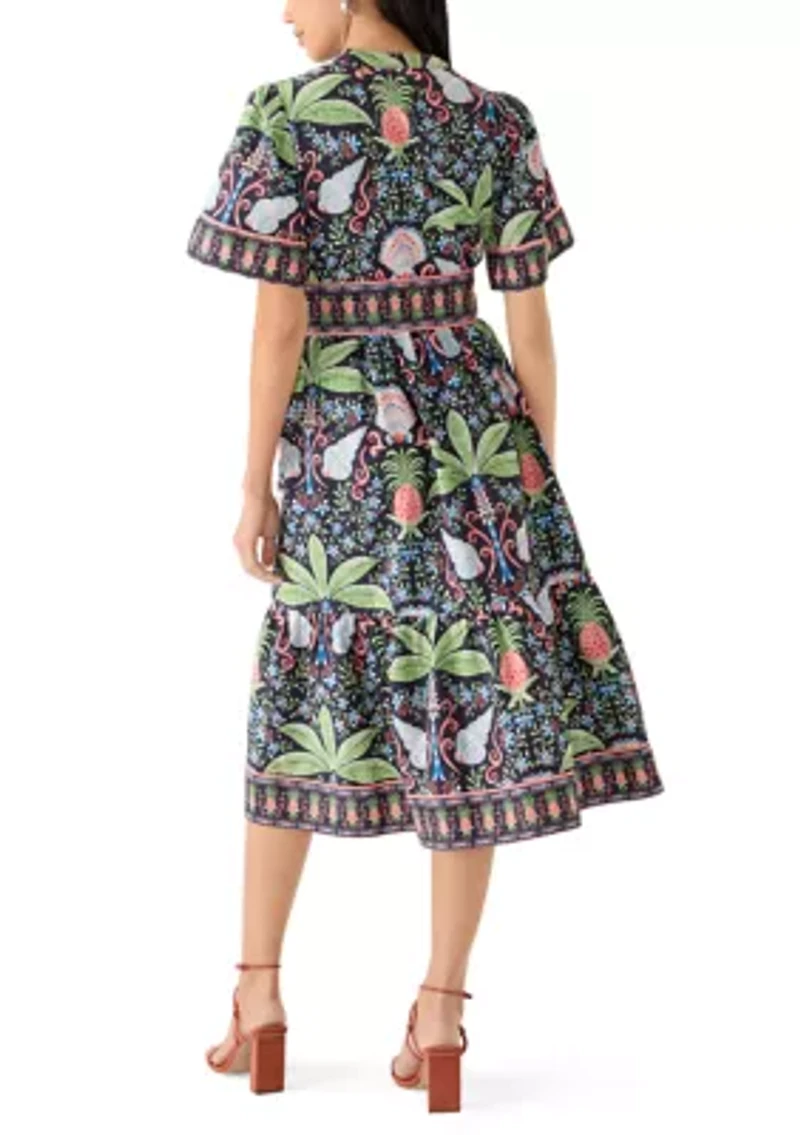 Petite Printed Shirt Dress