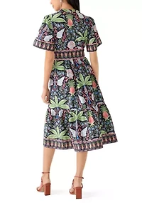 Petite Printed Shirt Dress