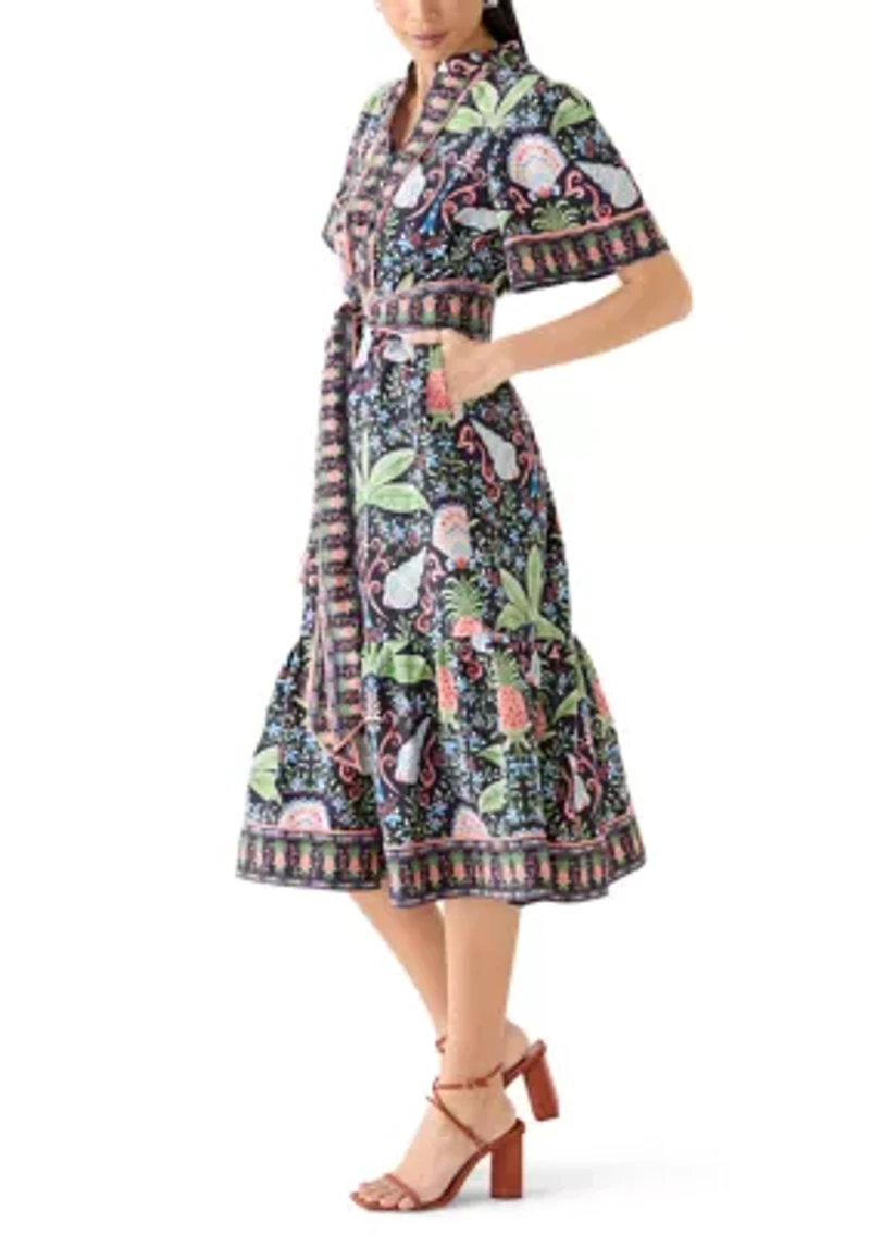 Petite Printed Shirt Dress