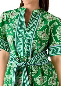 Petite Printed Shirt Dress