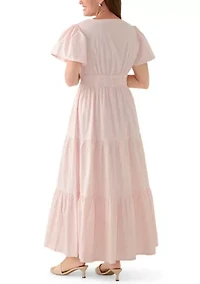 Petite Tiered Midi Dress