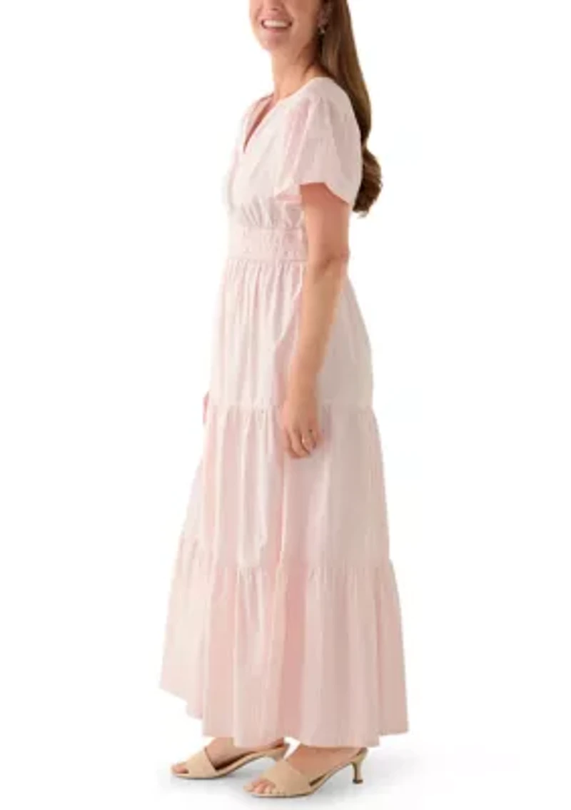 Petite Tiered Midi Dress