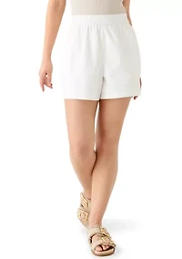 Petite Poplin Shorts