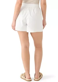 Petite Poplin Shorts