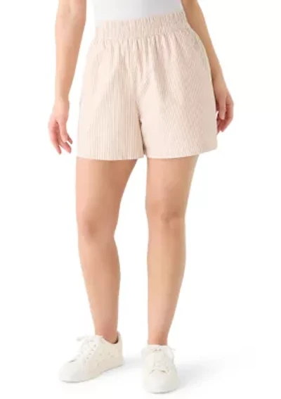 Petite Poplin Shorts