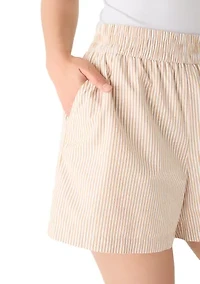 Petite Poplin Shorts