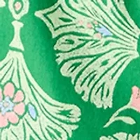 Petite Printed Poplin Shorts