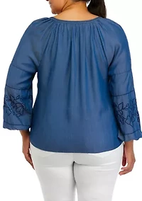 Plus Peasant Top