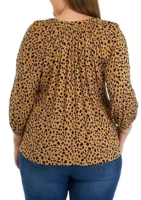 Plus Sizew Printed Top