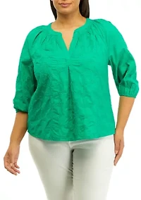 Plus Peasant Top