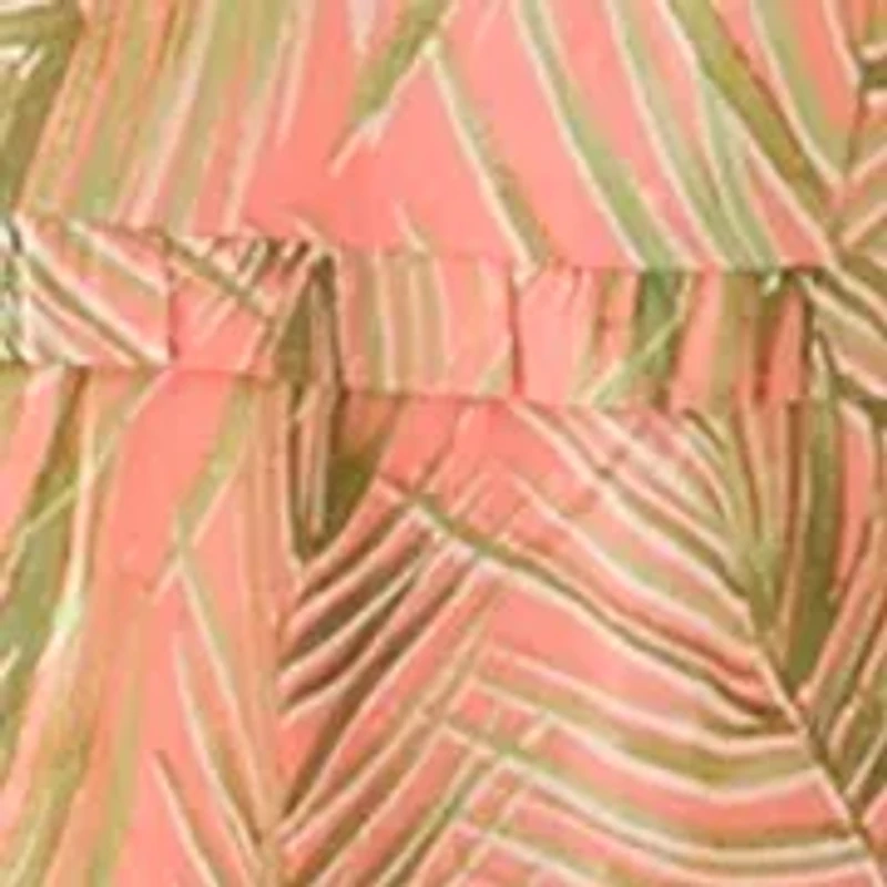 Plus Flutter Sleeve Printed Maxi Dress