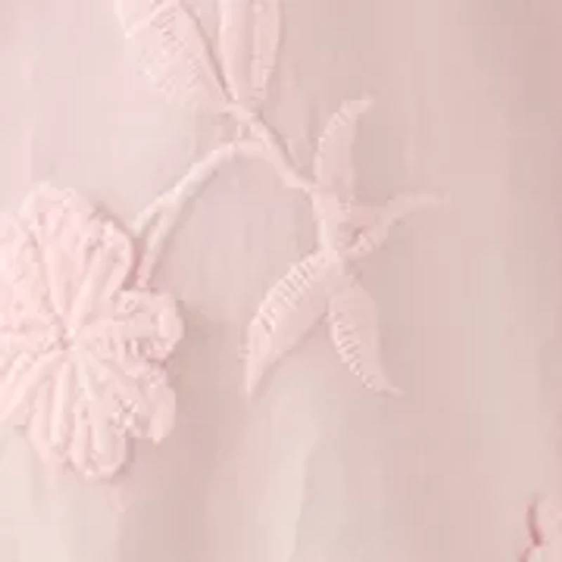 Plus 3/4 Sleeve Ruffle Neck Blouse