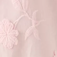 Plus 3/4 Sleeve Ruffle Neck Blouse