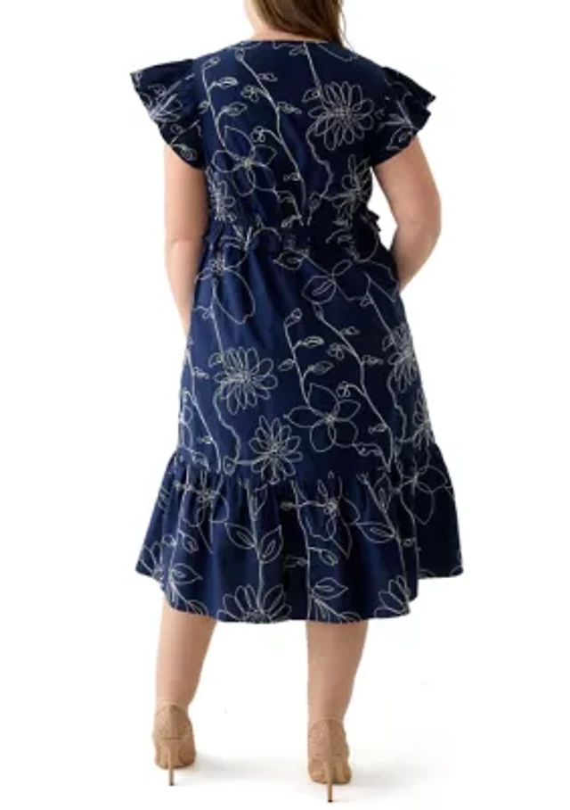 mare mare v-neck bow flutter-sleeve organza slip dress Mare Mare V-Neck Bow Flutter-Sleeve Velvet Slip Dress