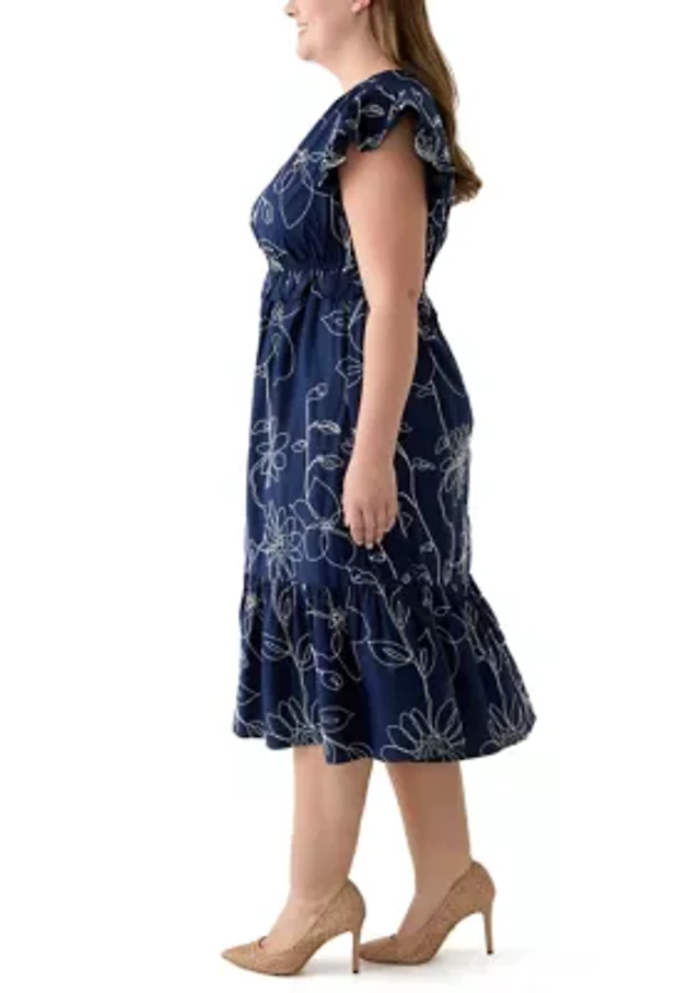 mare mare v neck bow flutter sleeve organza slip dress Mare V-Neck Bow Flutter-Sleeve Velvet Slip Dress