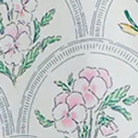 Plus Print Peasant Shirt with Tassels