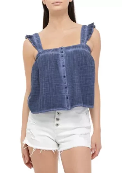 Gauze Tank Top