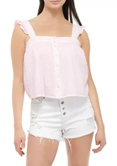 Gauze Tank Top