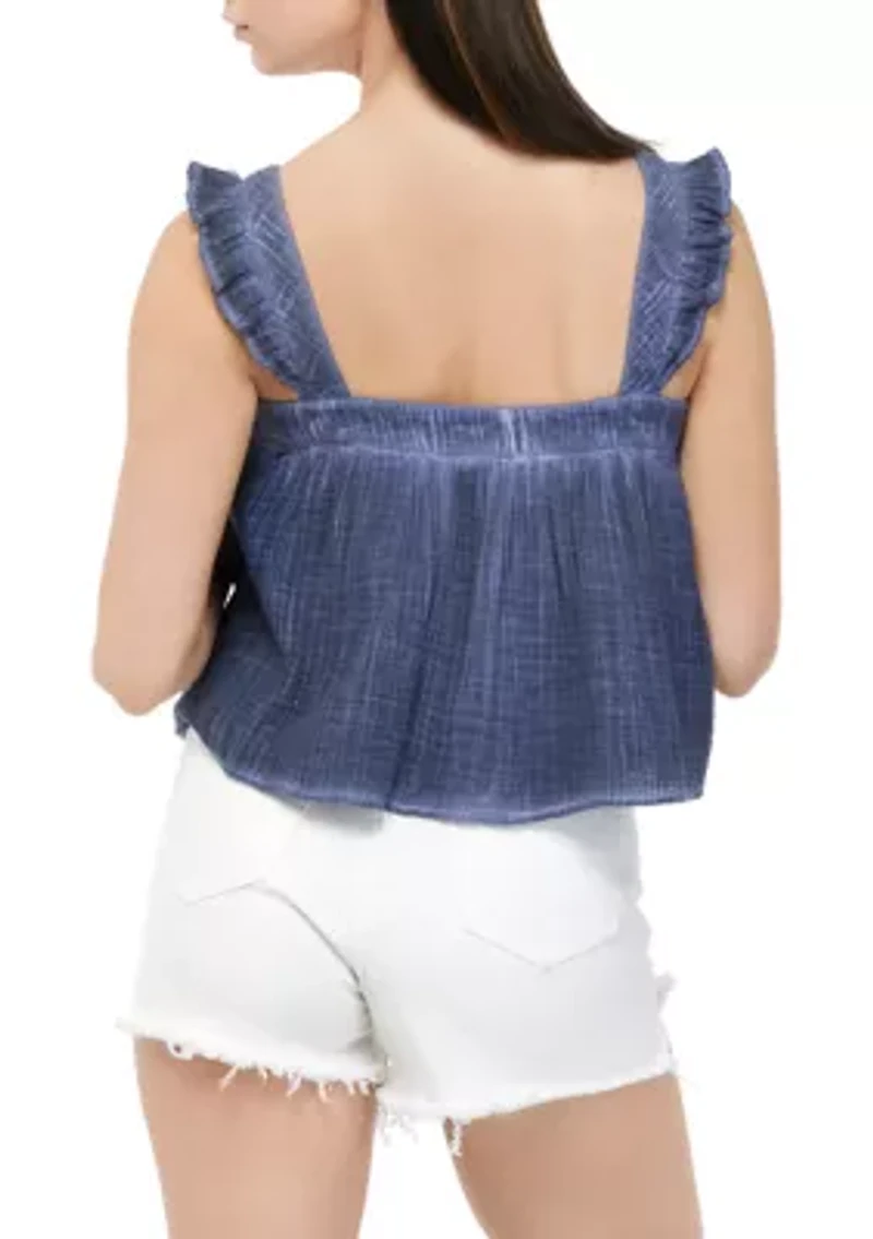 Gauze Tank Top