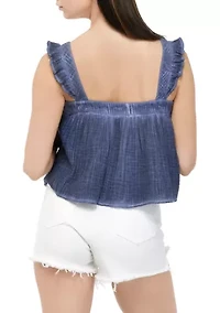 Gauze Tank Top