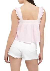 Gauze Tank Top