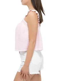 Gauze Tank Top