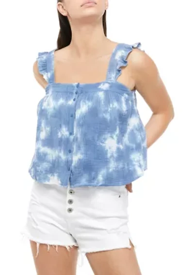 Gauze Tank Top