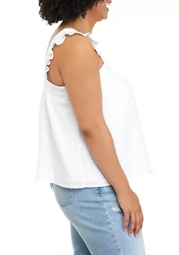 Plus Gauze Tank Top