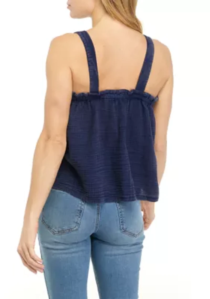 Women's Cotton Gauze Tank Top