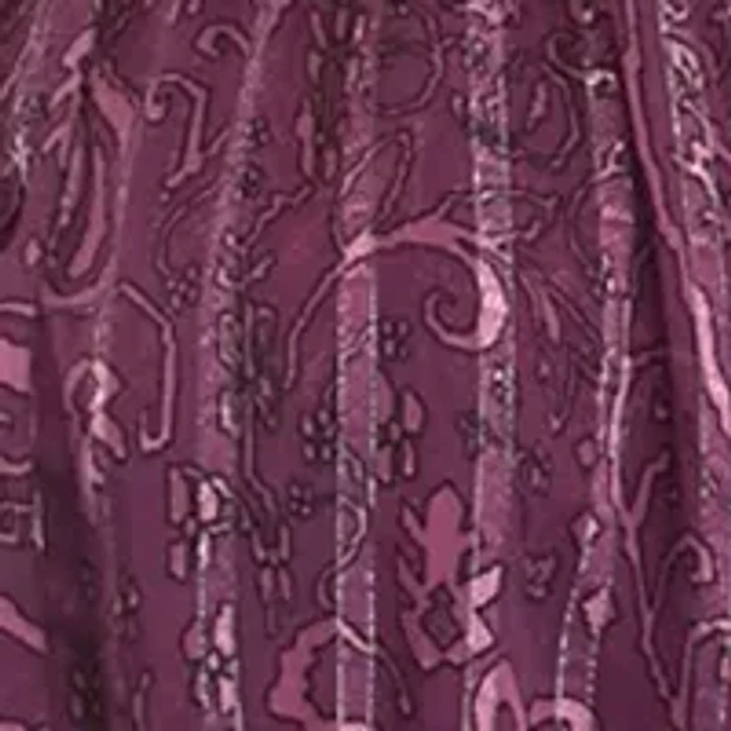 Women's Smocked Waist Printed Midi Dress