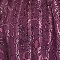 Women's Smocked Waist Printed Midi Dress