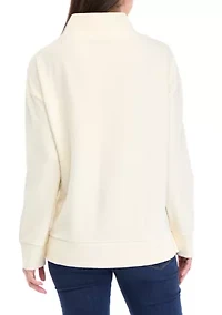 Women's Long Sleeve Ottoman Sweater