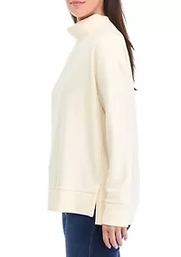 Women's Long Sleeve Ottoman Sweater