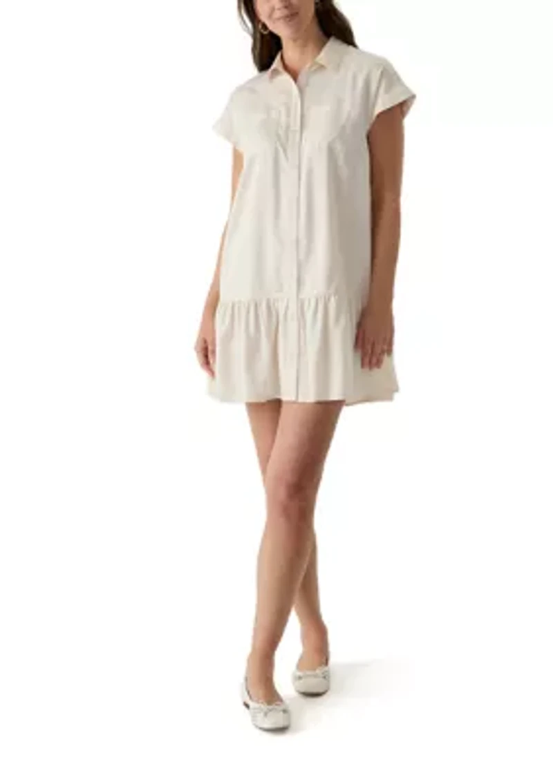 Women's Short Sleeve Shirtdress